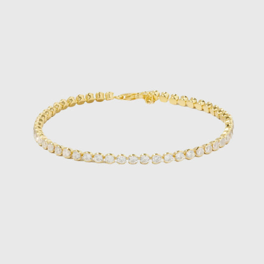 LOTUS ROUND TENNIS BRACELET