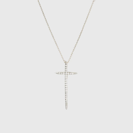 MADONNA JUMBO CROSS NECKLACE