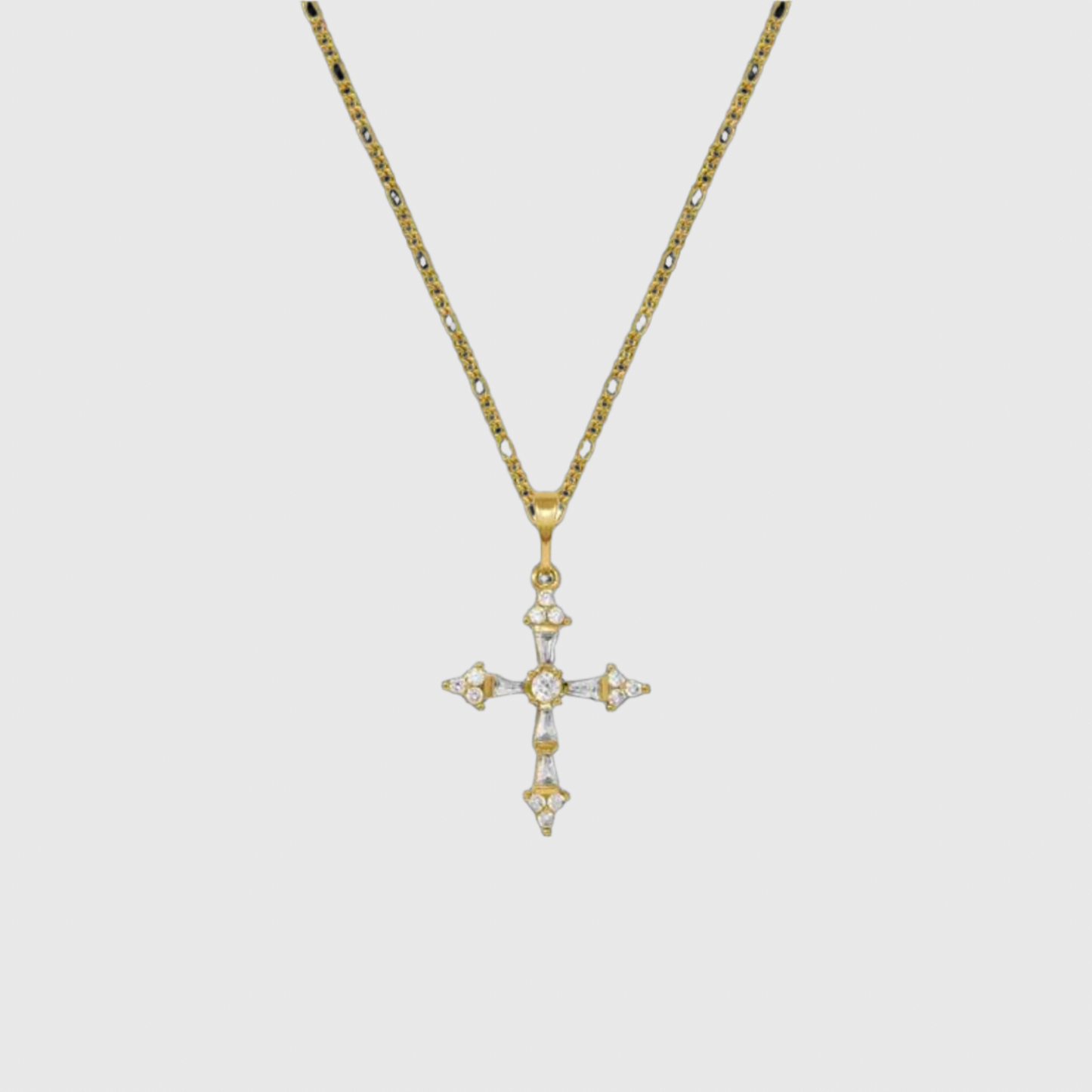 MARIA CROSS NECKLACE