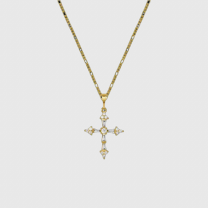 MARIA CROSS NECKLACE