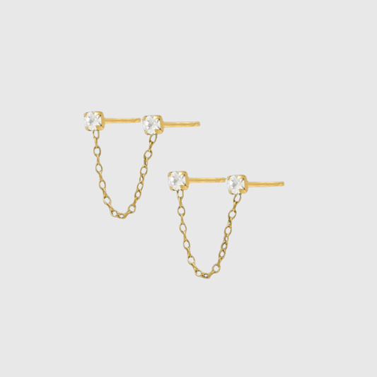 NOELIA CHAIN EARRINGS - GABRIELLA MARIE