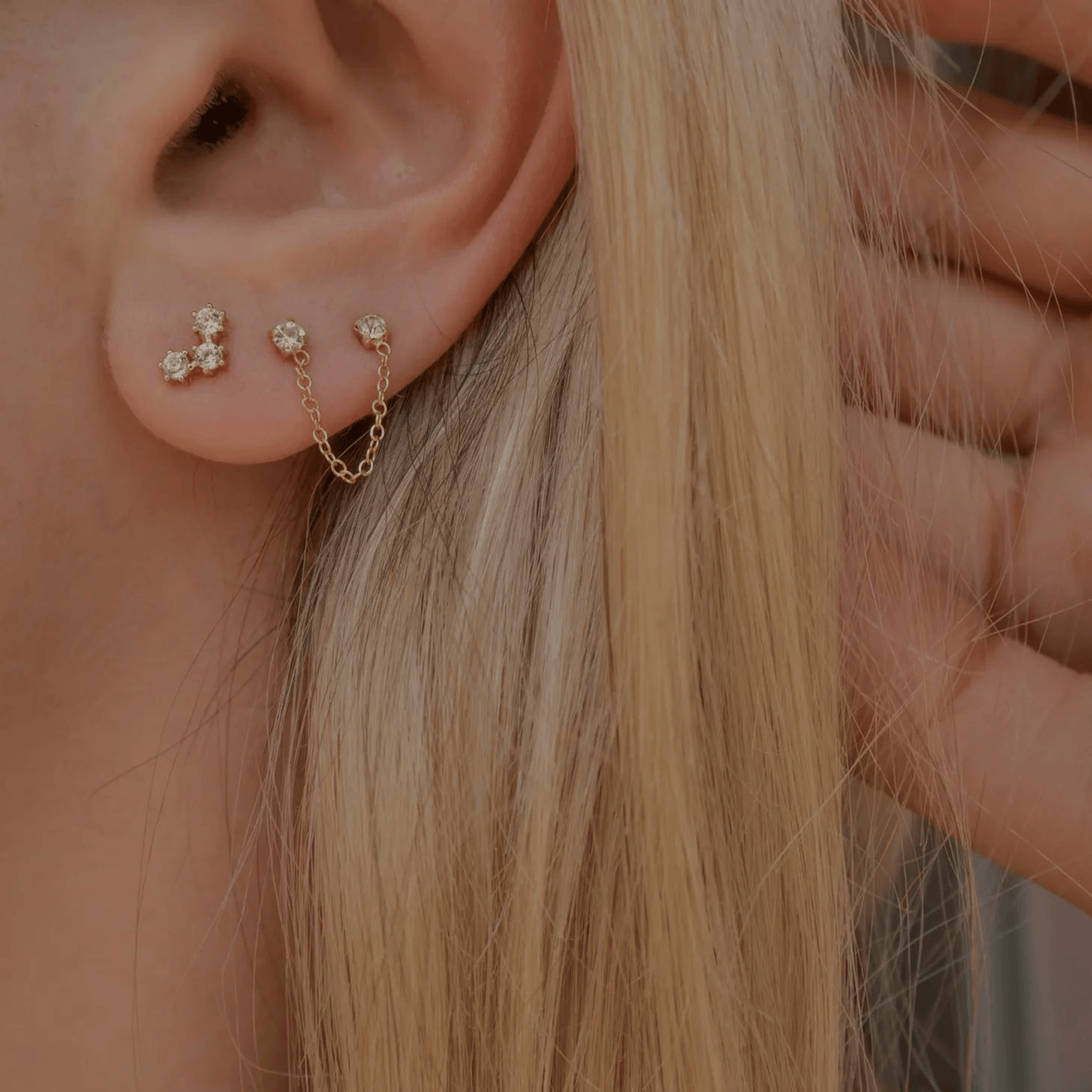 NOELIA CHAIN EARRINGS - GABRIELLA MARIE