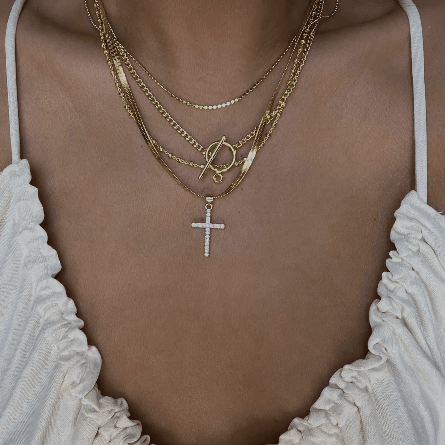 PASTAIO CROSS NECKLACE - GABRIELLA MARIE