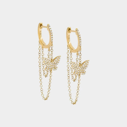 AVERY BUTTERFLY DROP EARRINGS