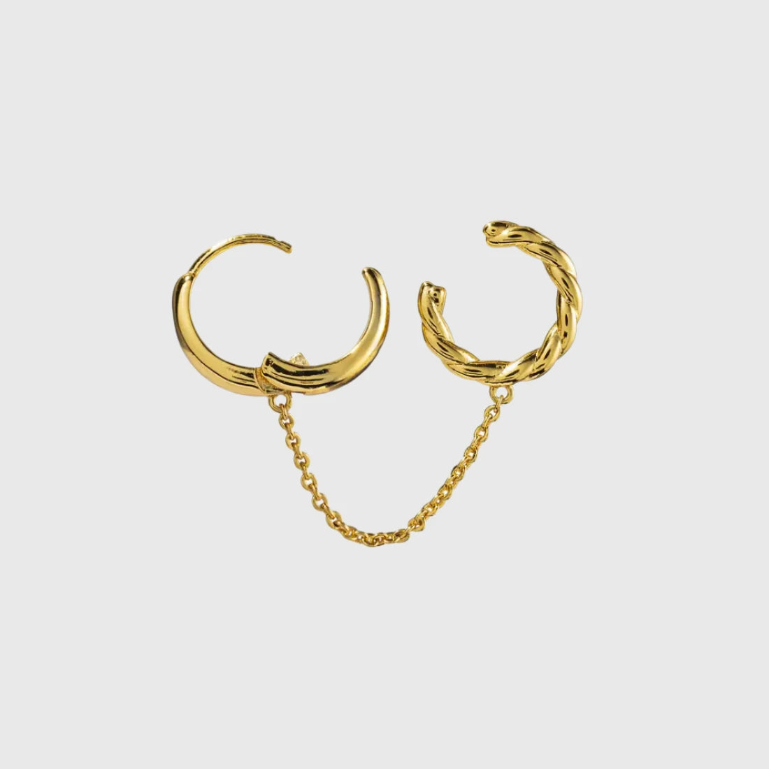 SALAH SINGLE TWISTED EAR CUFF EARRING