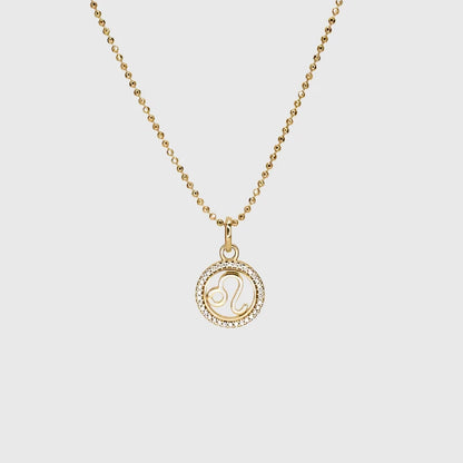 LEO DIAMOND CHARM NECKLACE