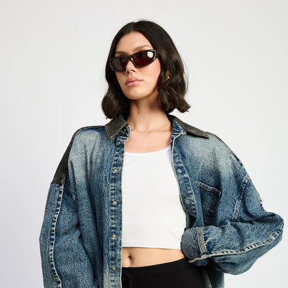 DANNA OVERSIZED DENIM JACKET