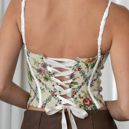 BRIGETTE TAPESTRY CORSET TOP