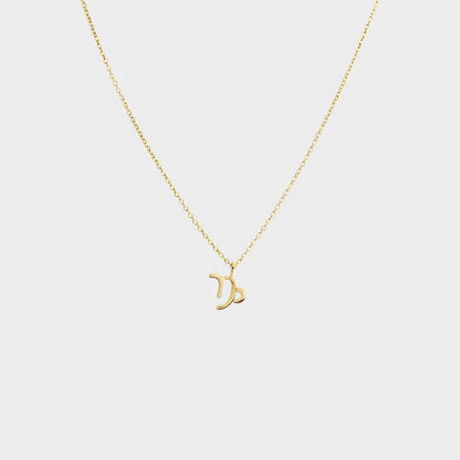 14K GOLD ZODIAC SIGN NECKLACE