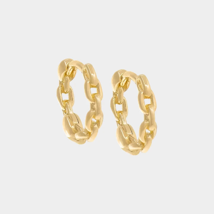 AUDRIANNA CHAIN LINK EARRINGS