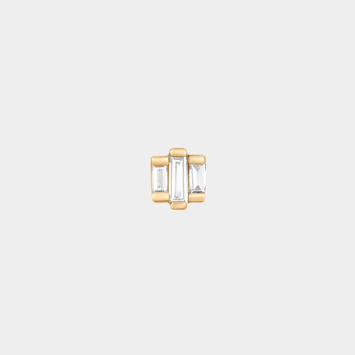 THREE'S COMPANY STUD EARRINGS