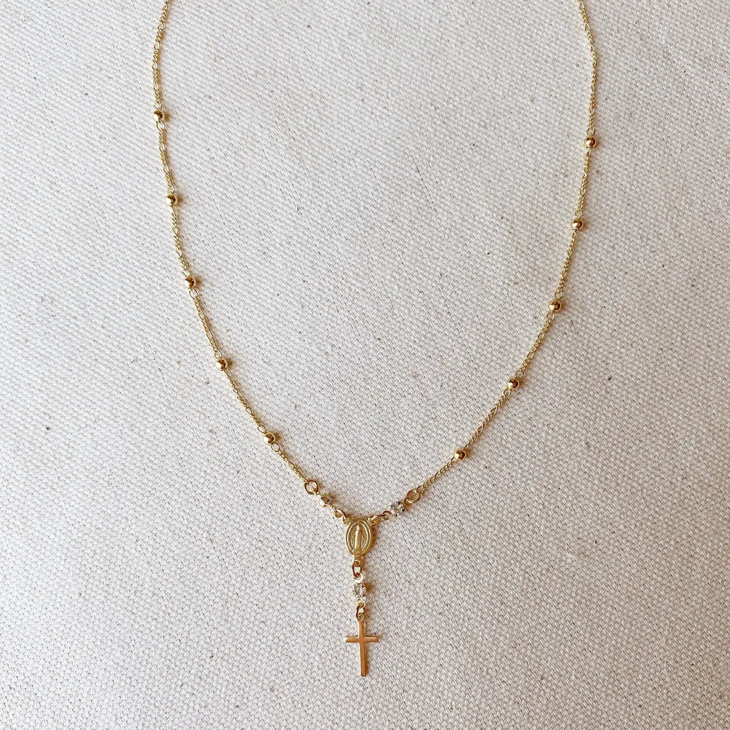 TRINITY ROSARY NECKLACE