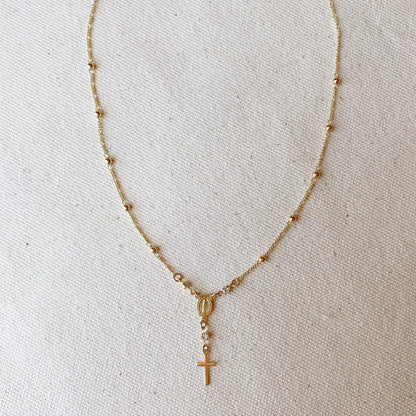 TRINITY ROSARY NECKLACE