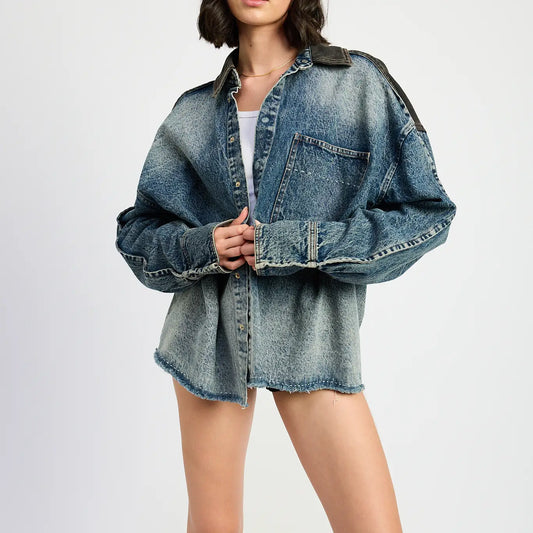 DANNA OVERSIZED DENIM JACKET