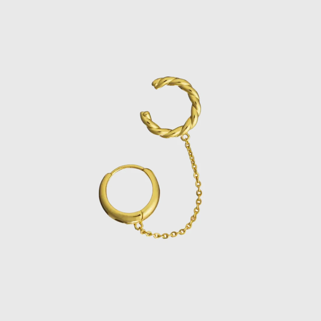 SALAH SINGLE TWISTED EAR CUFF EARRING