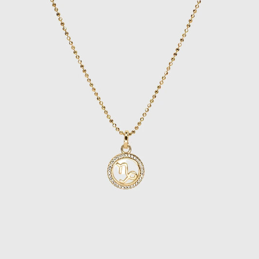 CAPRICORN DIAMOND CHARM NECKLACE