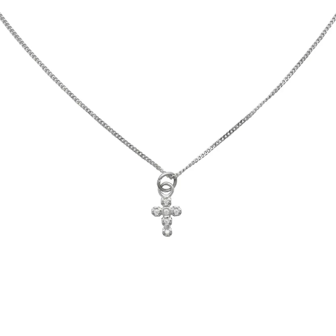 SIENNA SILVER CROSS NECKLACE