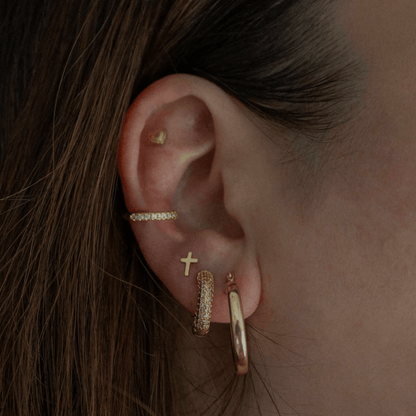 GEORGIA GOLD HOOP EARRINGS - SHOP GABRIELLA MARIE