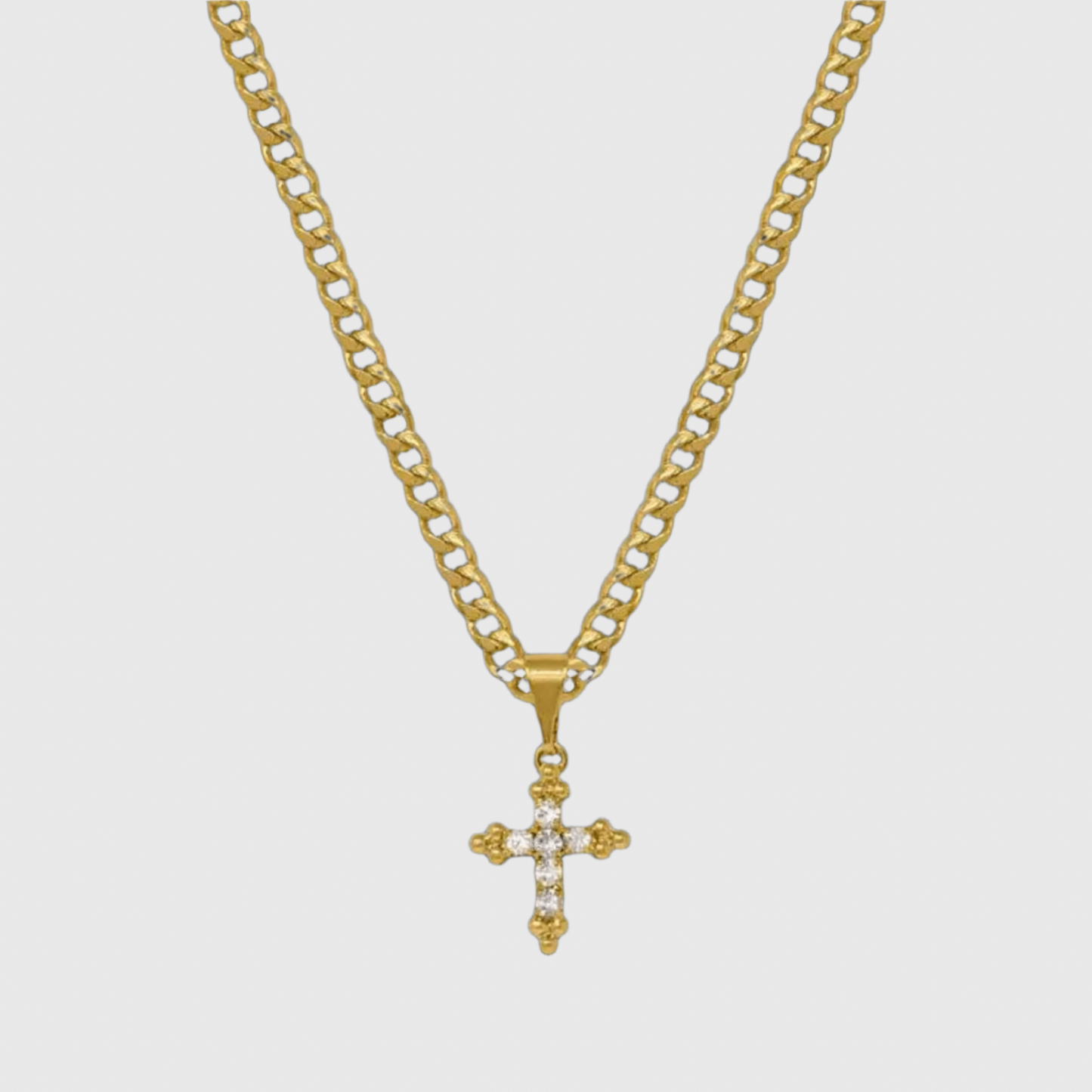 LUCY CROSS NECKLACE - SHOP GABRIELLA MARIE