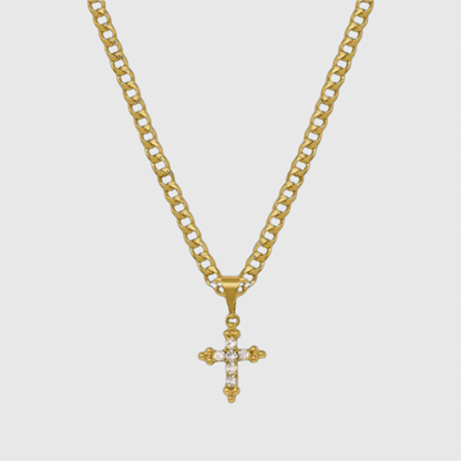 LUCY CROSS NECKLACE - SHOP GABRIELLA MARIE