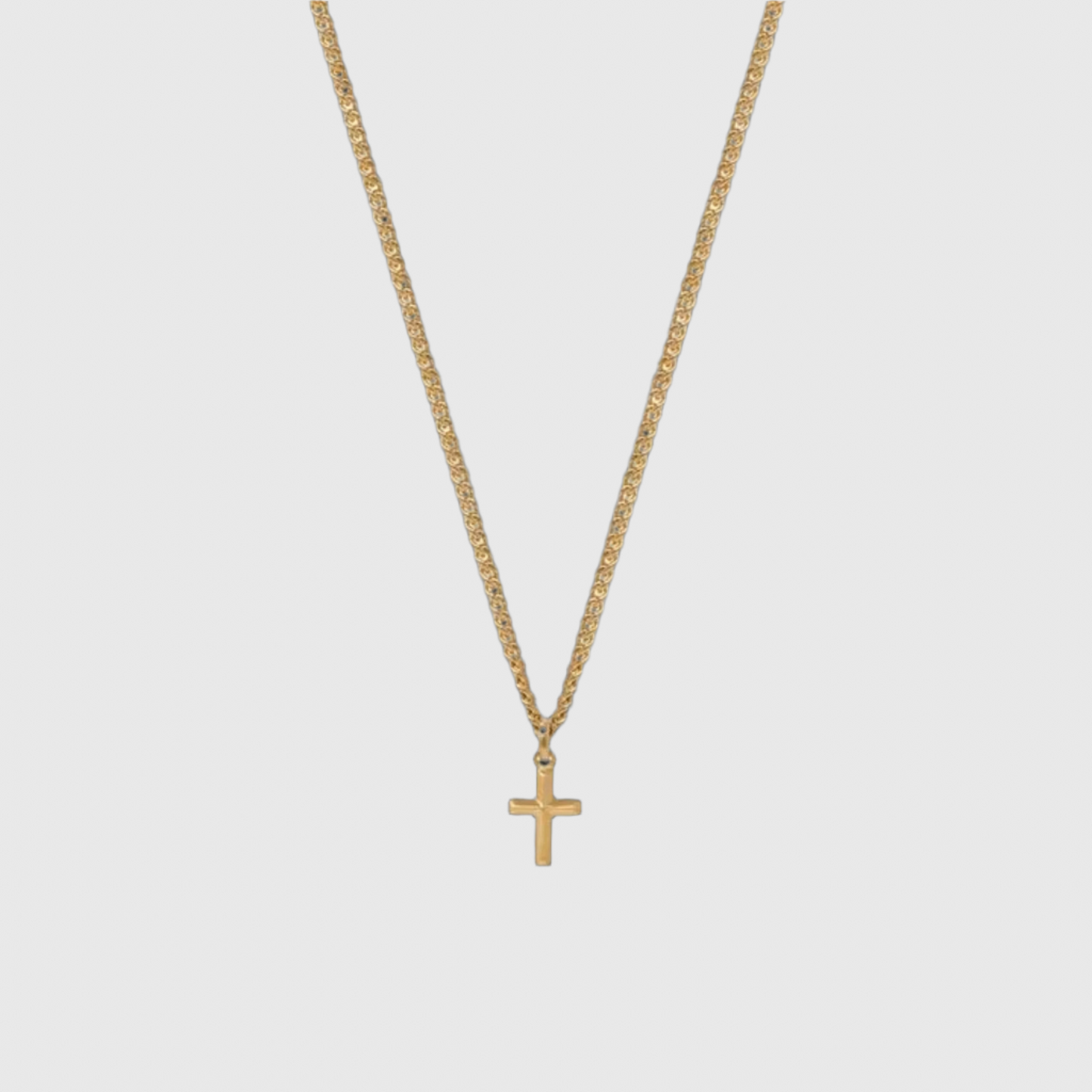 THE ANGELINA MINI CROSS NECKLACE - GABRIELLA MARIE