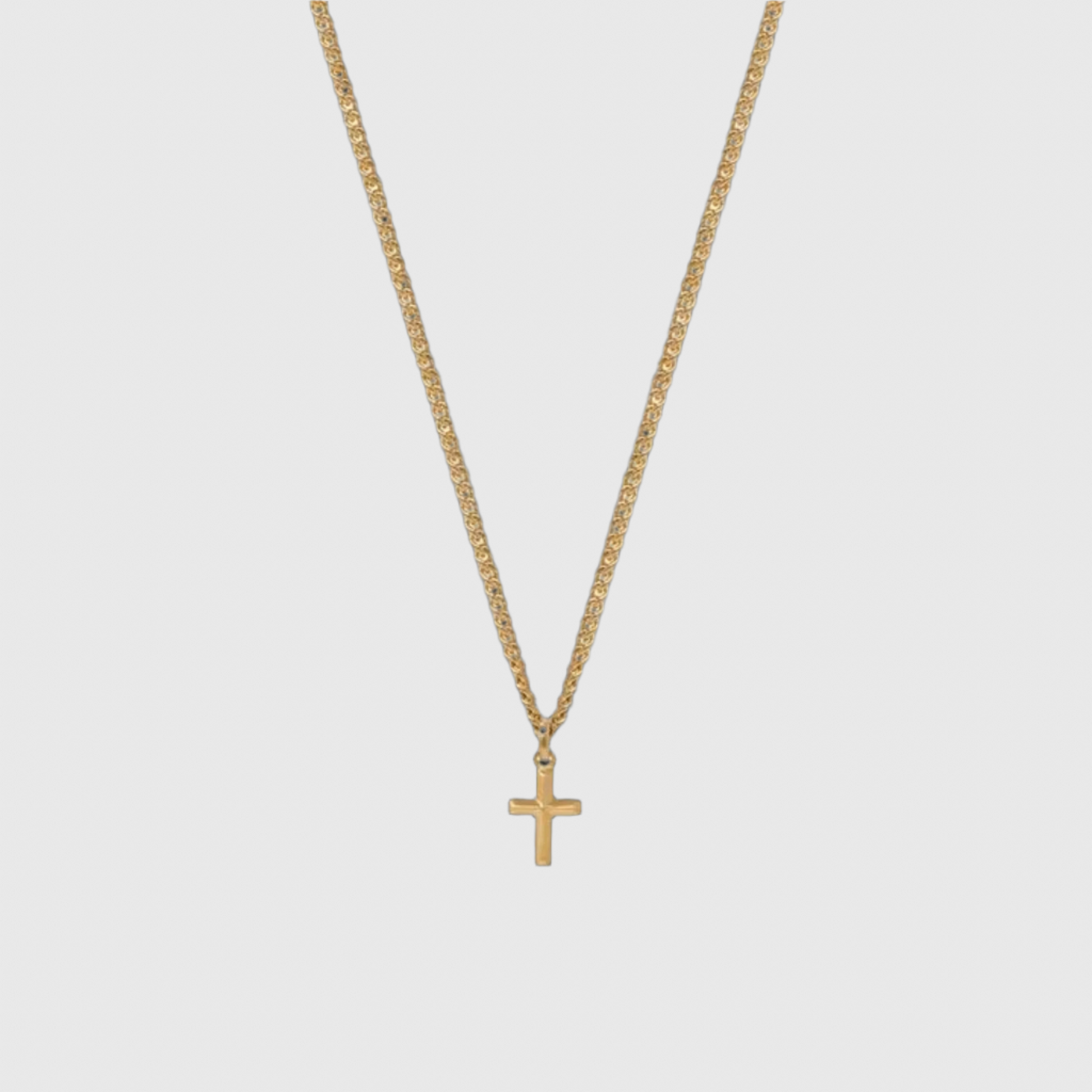 THE ANGELINA MINI CROSS NECKLACE - GABRIELLA MARIE