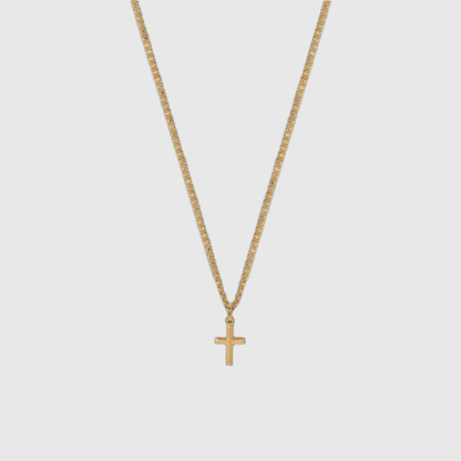 THE ANGELINA MINI CROSS NECKLACE - GABRIELLA MARIE